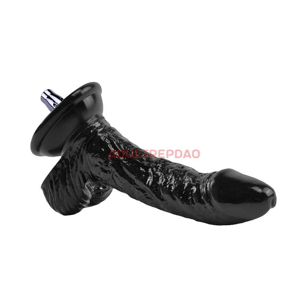 5.32-inch Dual Density Silicone Slight Curved Small Dildo Attachment for Lustti Sex Machines