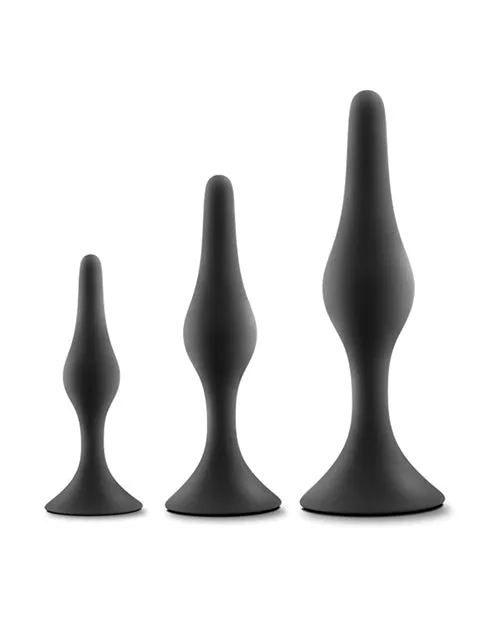 Anal Adventures Platinum Silicone Plug Kit