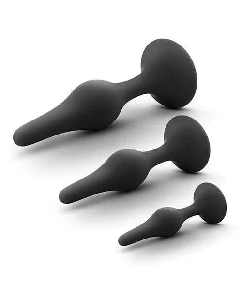 Anal Adventures Platinum Silicone Plug Kit
