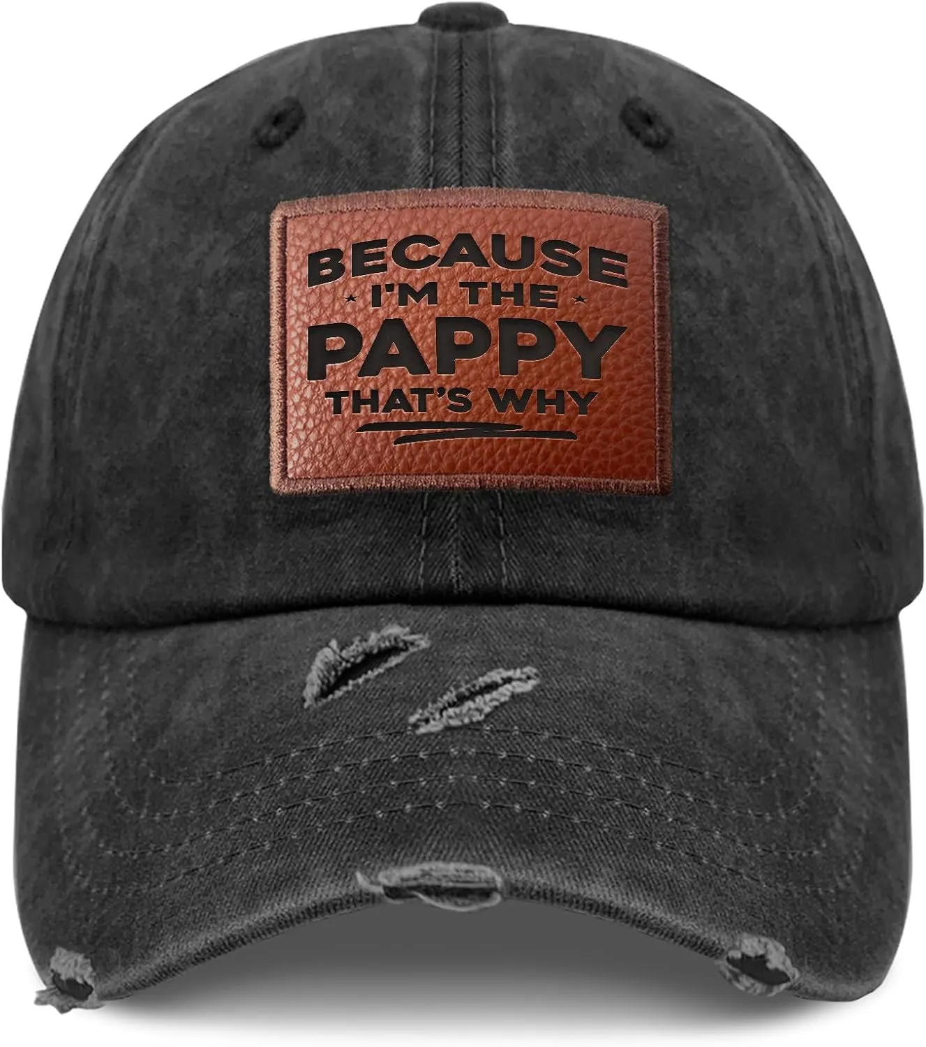 Because I'm The Pappy Thats Why Grandpa Fathers Day Dad hat Humor Summer Hat Gifts for Grandma Who Like