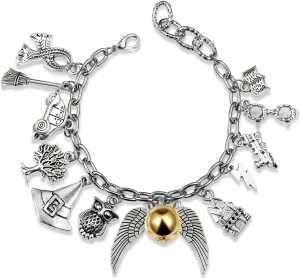 Fancy Space Wizardry Themed Handmade Charm Bracelet Set  Adjustable Jewelry, Birthday Gift for Kids, Girls, Women