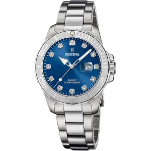 Festina Boyfriend Stainless Steel Analog Ladies Watch I Model F20503/6 Quartz Movement