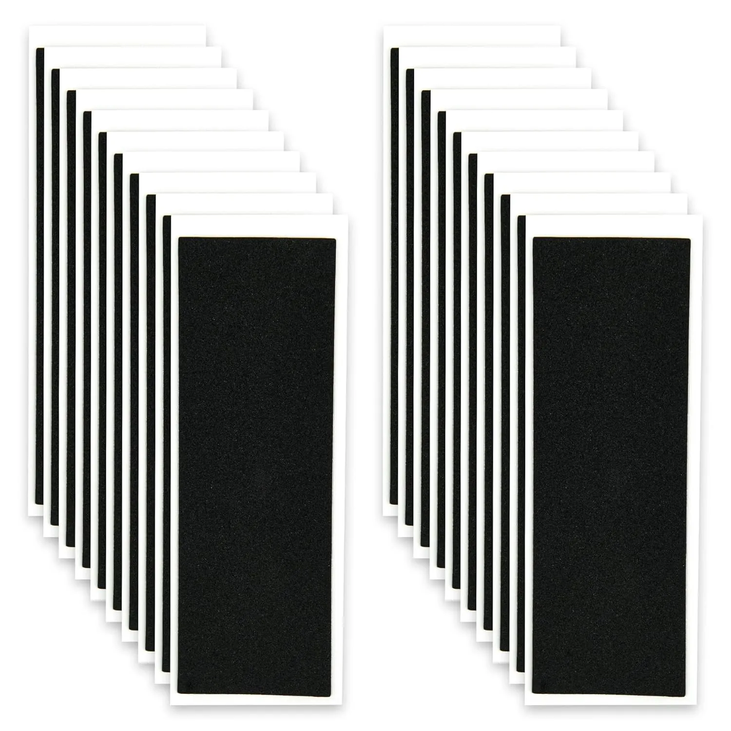 Fingerboard Grip Tape, 60Pcs 38mmX110mm Foam Adhesive Tapes for Fingerboards, Black