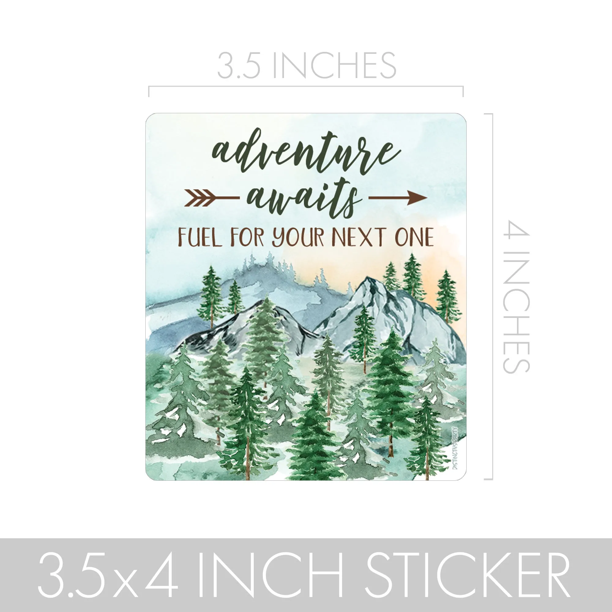 Little Adventurer Baby Shower Party Favor Trail Mix Bag Stickers | National Park Party Favors, Mountain Baby Theme Snack Bag Chip Labels