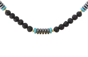 Made by Nami Surfer Necklace for Men with Natural Coconut Beads Waterproof Surfer Beaded Necklace for Men Handmade Beach Festival and Summer Accessories Gift for Him
