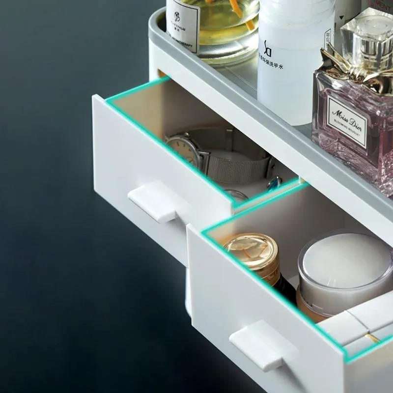 Magnetic Automatic Toothbrush Bathroom Accessories Holder & Toothpaste Dispenser