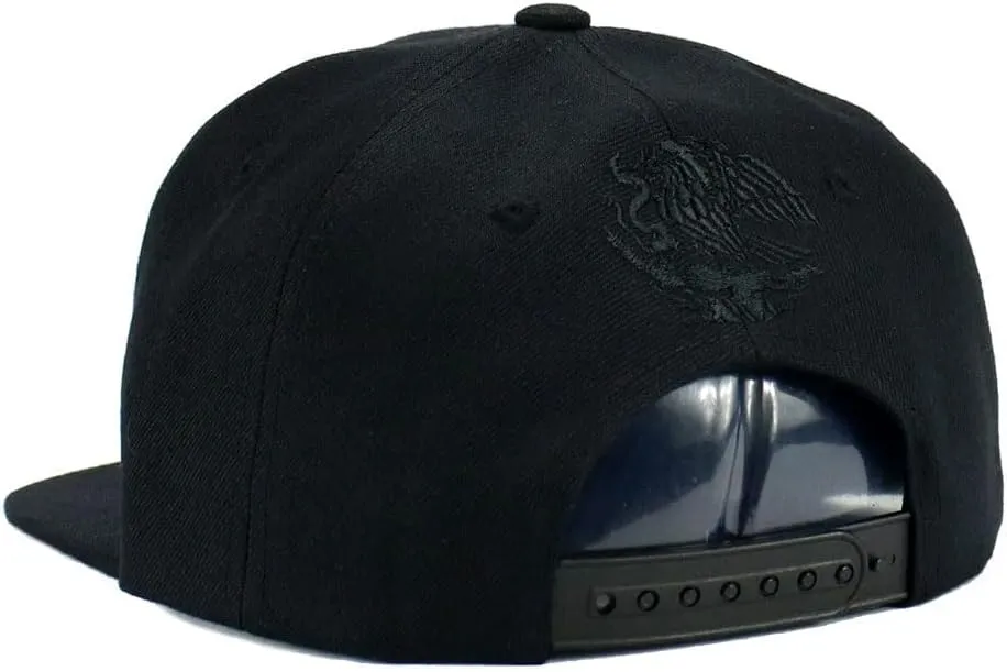 Mexican Mexico Hat Hecho En Mexico Eagle Aguila Embroidered Adjustable Snapback Flat Bill Baseball Cap