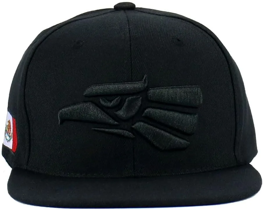 Mexican Mexico Hat Hecho En Mexico Eagle Aguila Embroidered Adjustable Snapback Flat Bill Baseball Cap