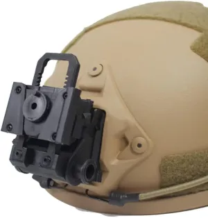 Night Vision Tactical Helmet Mount, L4g24 NVG Mount, Plastic Black Mud