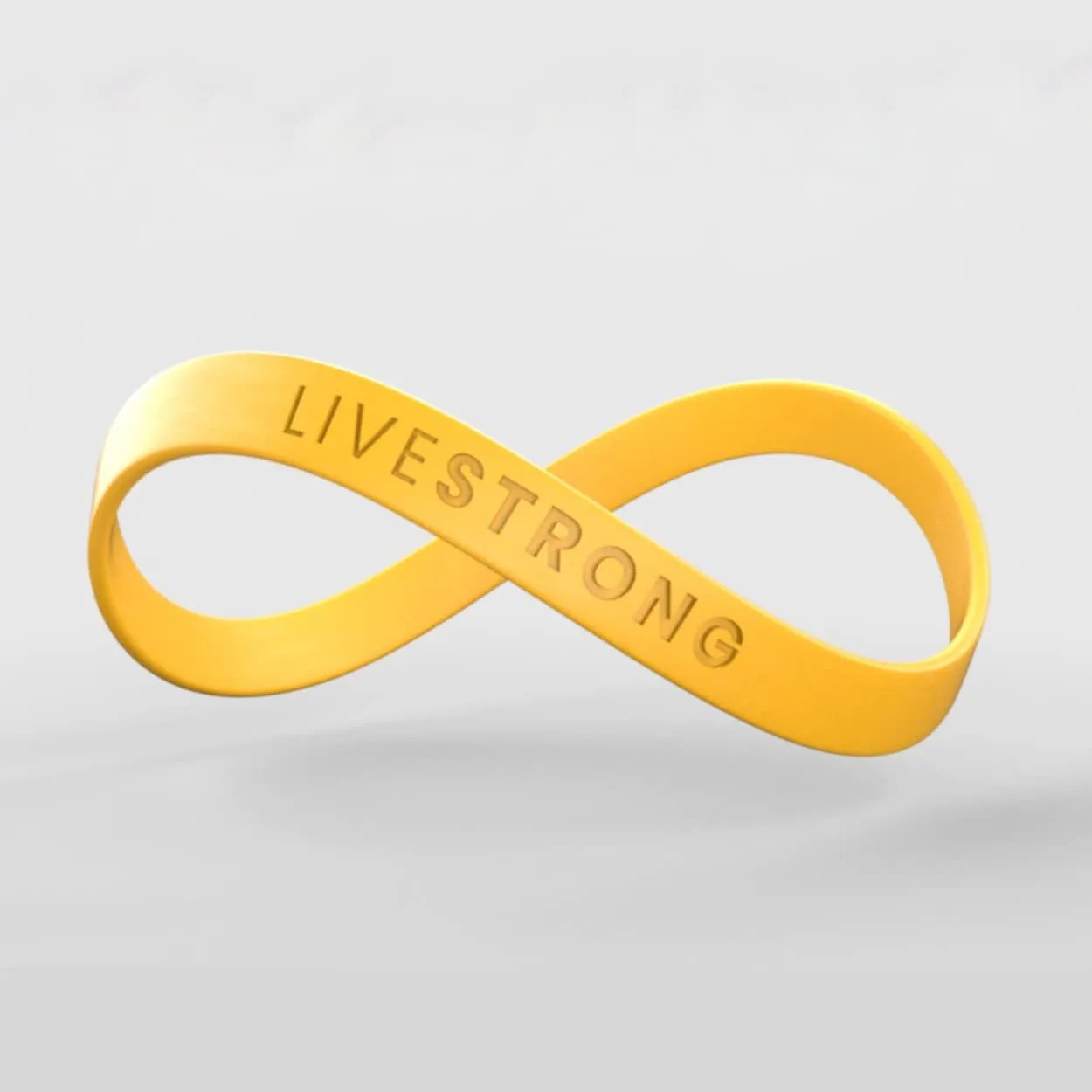 Not Forgotten Official Livestrong Yellow Cancer Support Wristband Bracelet Rubber Various Sizes