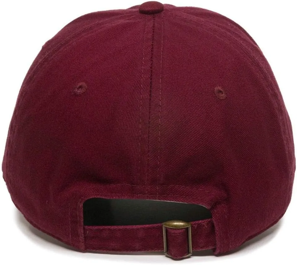 Peace Sign Baseball Cap Embroidered Cotton Adjustable Dad Hat