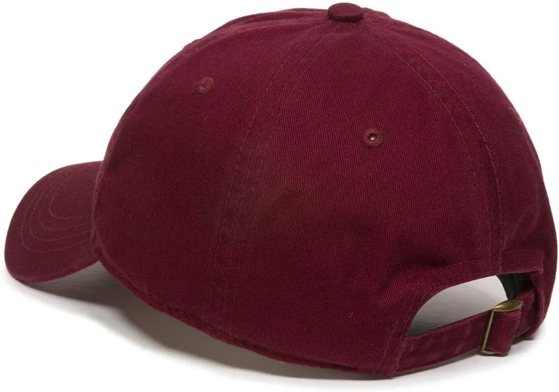 Peace Sign Baseball Cap Embroidered Cotton Adjustable Dad Hat