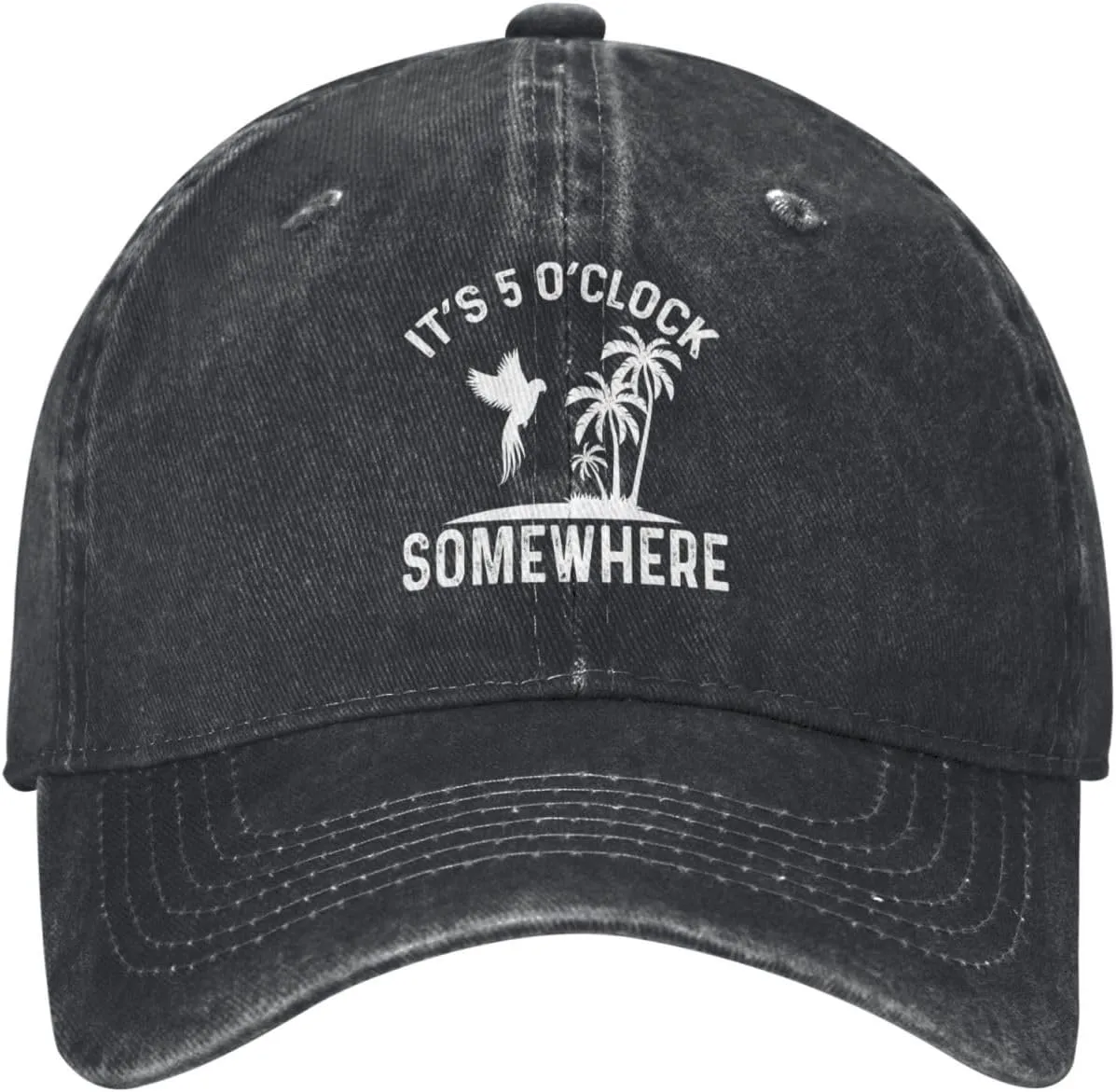Philysonic 5 Oclock Somewhere Hat It is 5 Oclock Somewhere Hat Women Baseball Hat Cool Hats