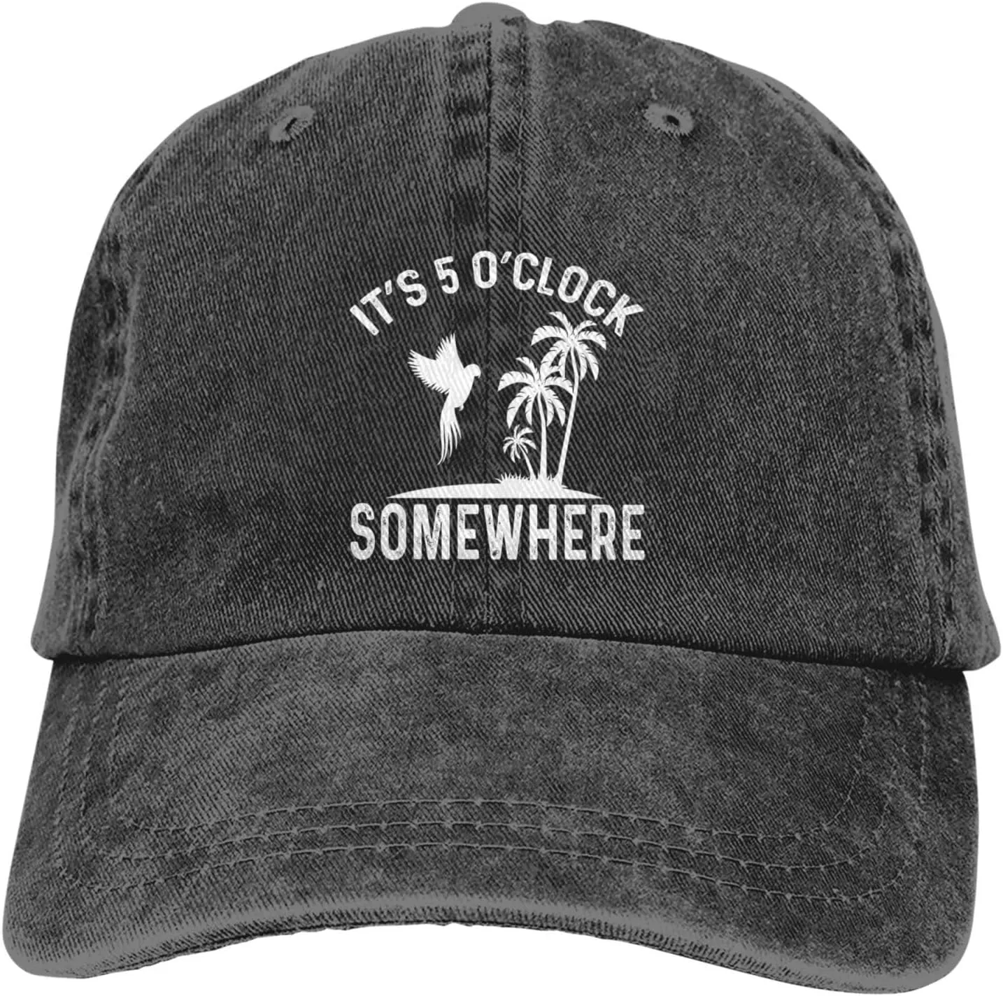 Philysonic 5 Oclock Somewhere Hat It is 5 Oclock Somewhere Hat Women Baseball Hat Cool Hats