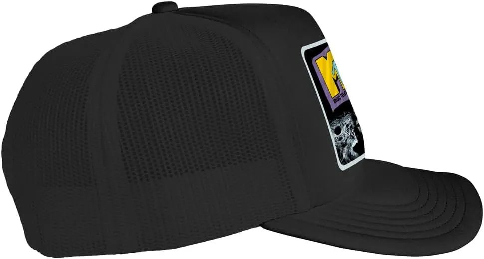 Popfunk Official Rick and Morty Logos Foam Snapback Trucker Hat - Unisex for Men and Women