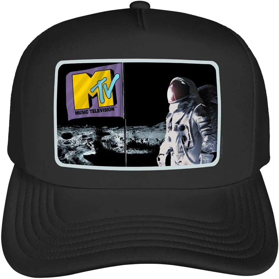 Popfunk Official Rick and Morty Logos Foam Snapback Trucker Hat - Unisex for Men and Women