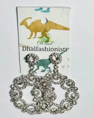 Silver  Filigree Disc Drop Earrings  | Trendy Fashion Jewelry Styles