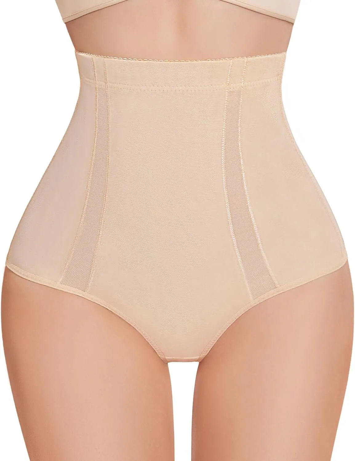 SIMIYA Thong Shapewear Tummy Control for Women High Waisted Stay-Put Body Shaper Girdle Compression Shapewear Thong
