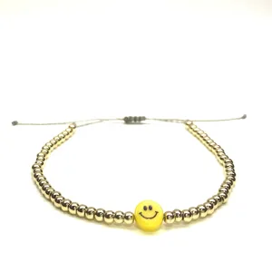 SMILEY FACE ADJUSTABLE BRACELET