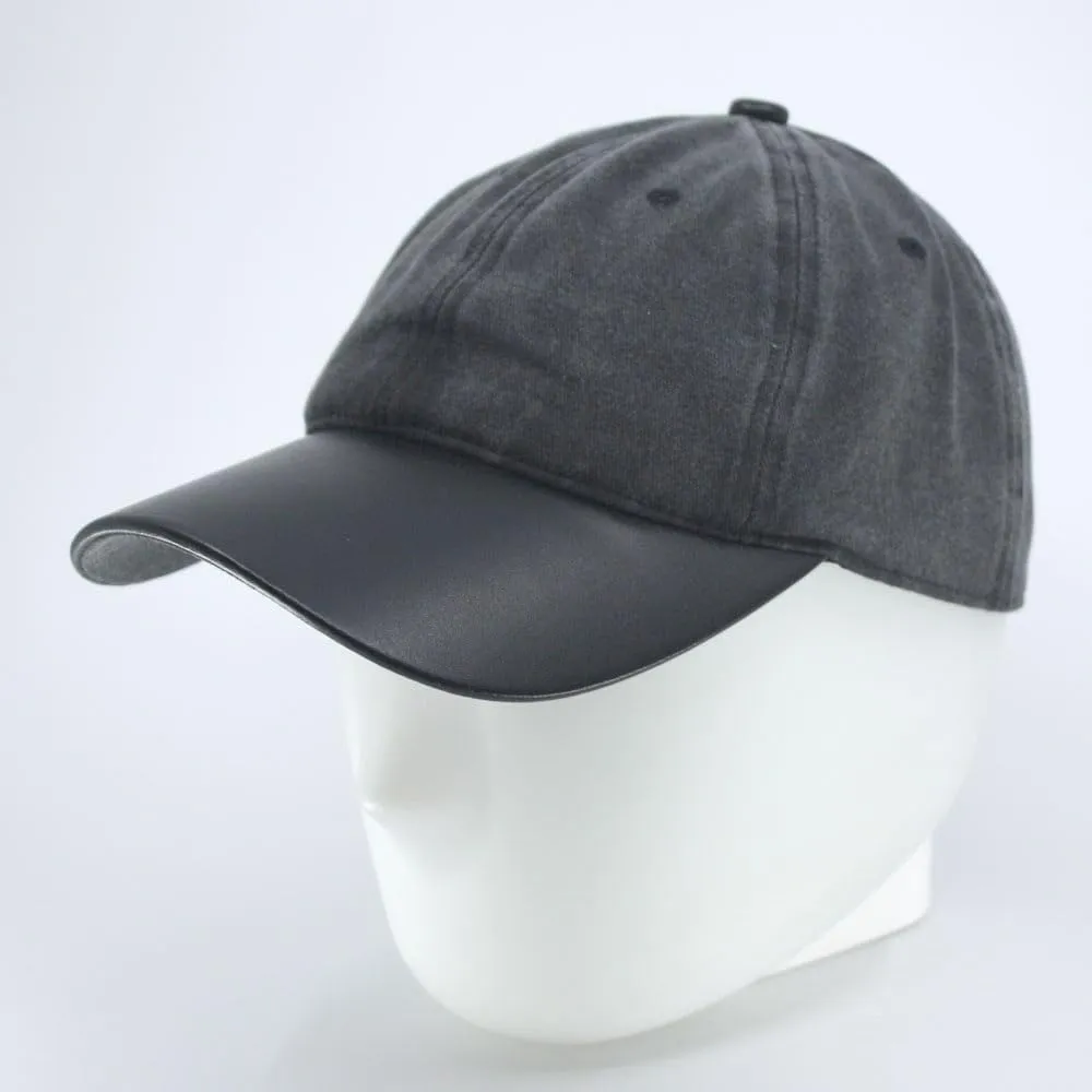 The Vintage Year Heavy Washed Wax Coated Cotton Adjustable Low Profile Men Women Baseball Cap