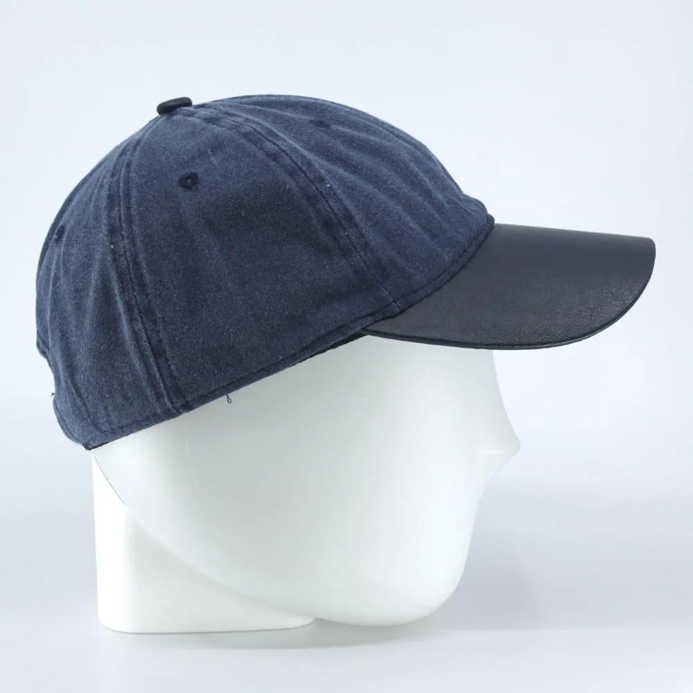 The Vintage Year Heavy Washed Wax Coated Cotton Adjustable Low Profile Men Women Baseball Cap