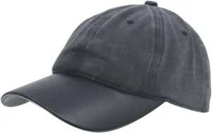 The Vintage Year Heavy Washed Wax Coated Cotton Adjustable Low Profile Men Women Baseball Cap
