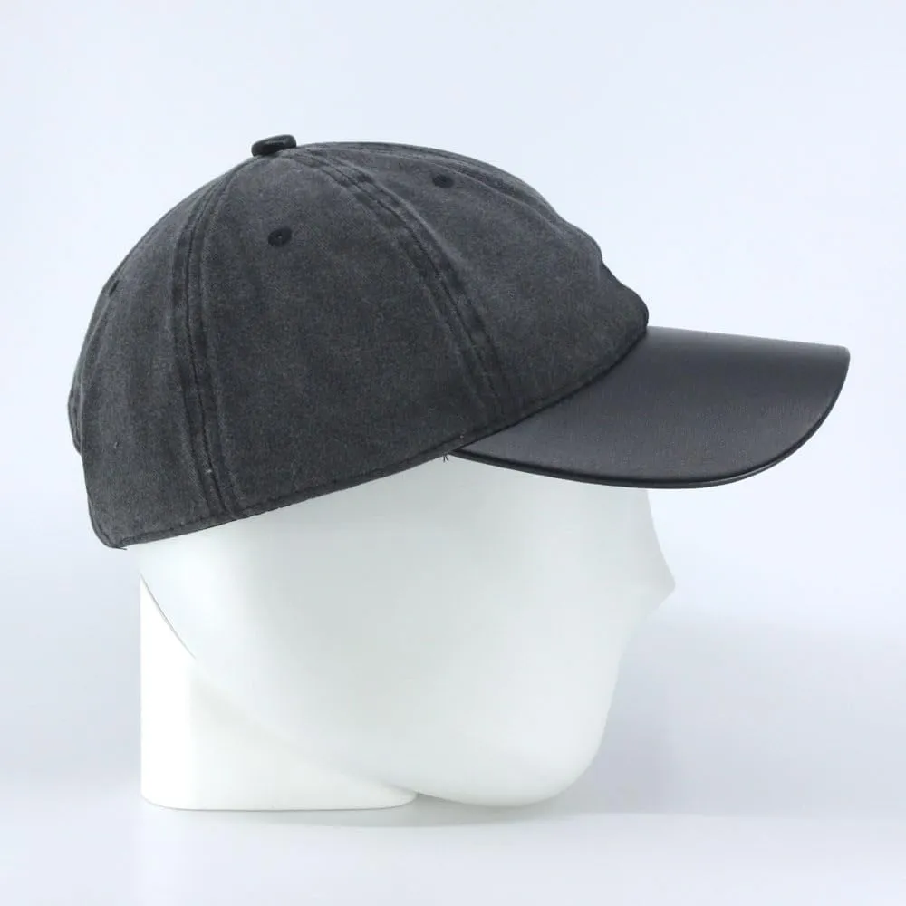 The Vintage Year Heavy Washed Wax Coated Cotton Adjustable Low Profile Men Women Baseball Cap