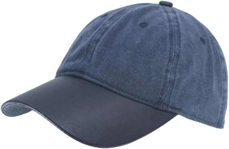 The Vintage Year Heavy Washed Wax Coated Cotton Adjustable Low Profile Men Women Baseball Cap