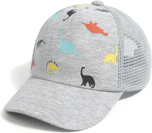 Toddler Baseball hat Baby Cap Sun hat Printed Dinosaur Motif Kids Boys Girls Age 0-8T