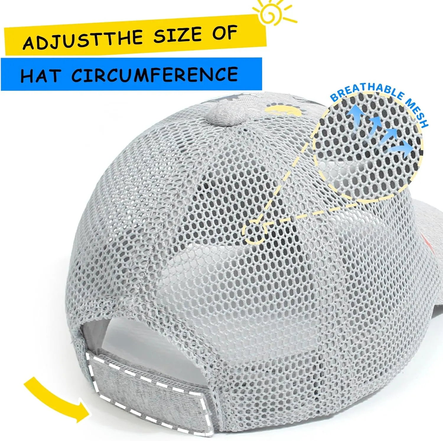 Toddler Baseball hat Baby Cap Sun hat Printed Dinosaur Motif Kids Boys Girls Age 0-8T