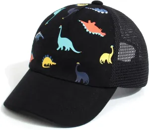 Toddler Baseball hat Baby Cap Sun hat Printed Dinosaur Motif Kids Boys Girls Age 0-8T
