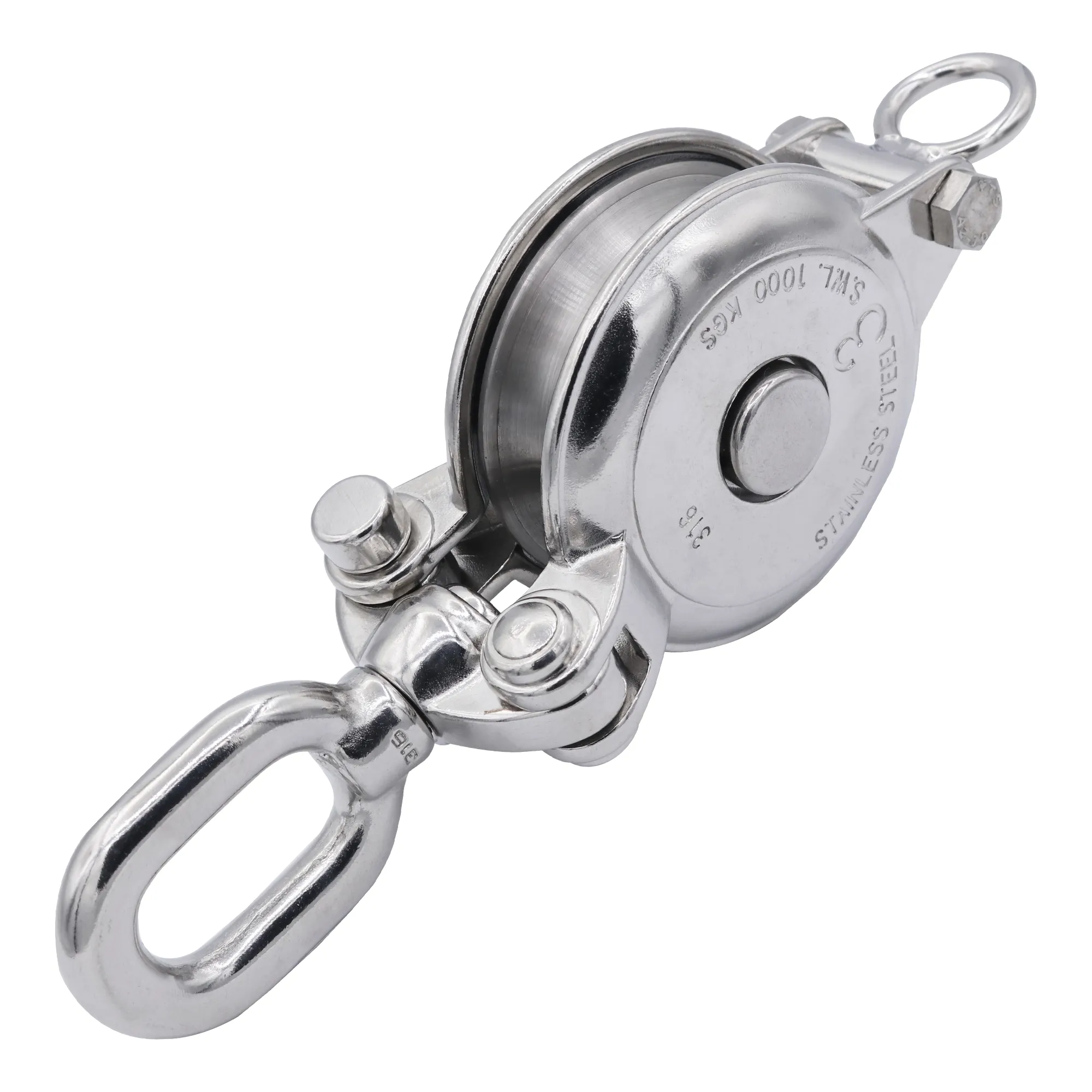 Type 316 Stainless Steel Heavy Duty Snatch Block