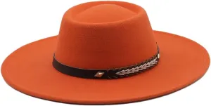 Women Wide Brim Formal Fedora Hats Men Panama Church Cap Men's Women Classic Wedding Hat
