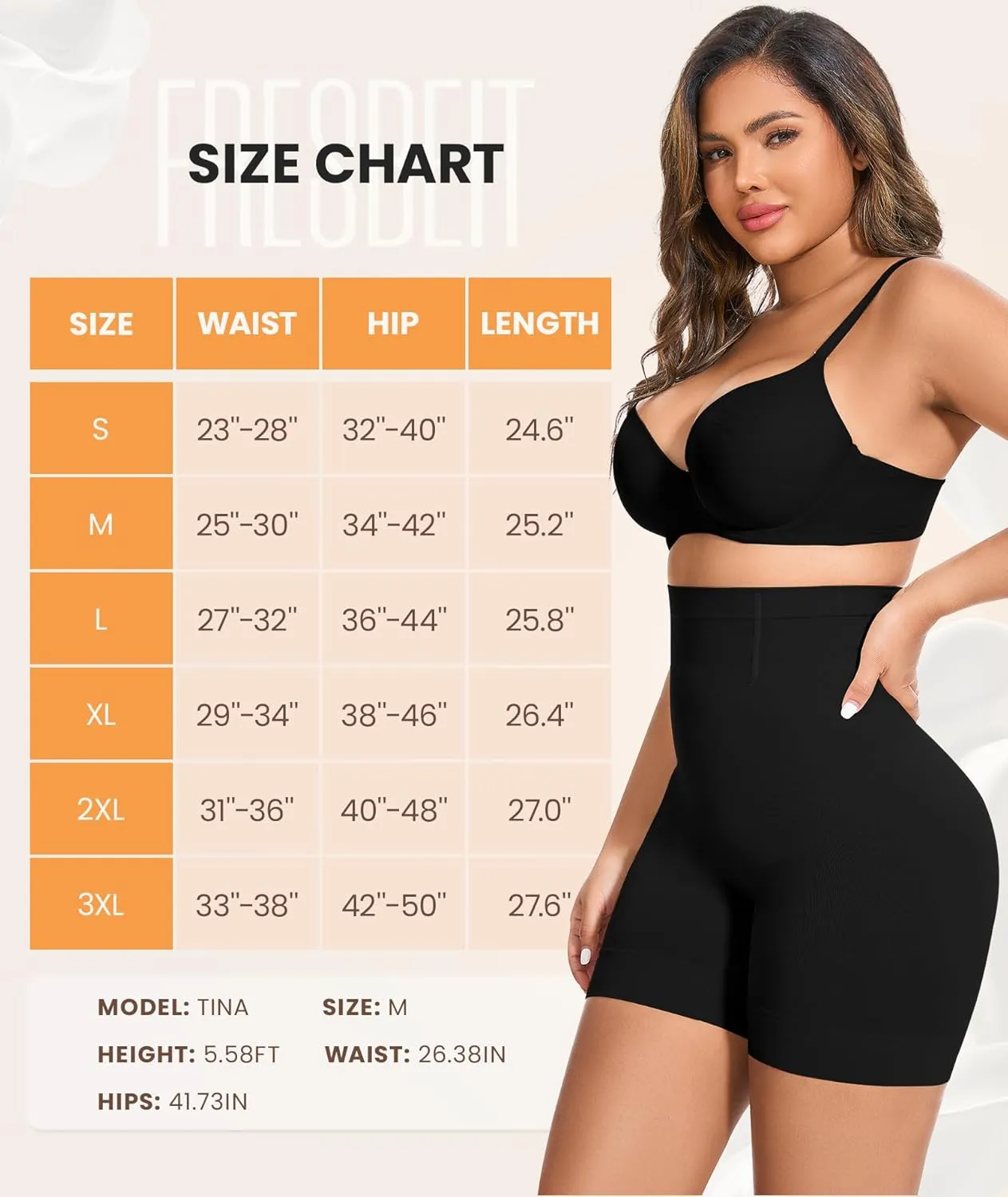Womens Shapewear Tummy Control, Girdles for Women Body Shaper High Waist Shapewear Shorts Under Dress